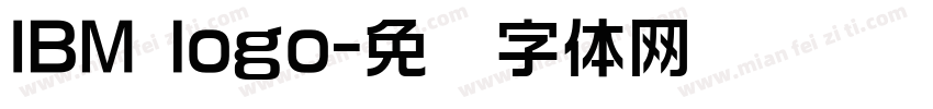 IBM logo字体转换